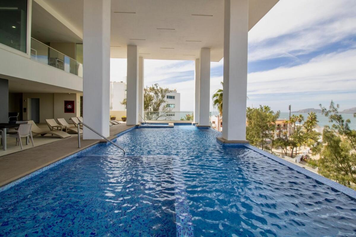 Apartamento Departamento Frente A La Playa Pinitos Mazatlán